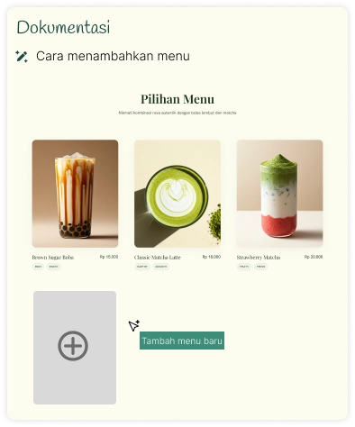 Edit website minuman